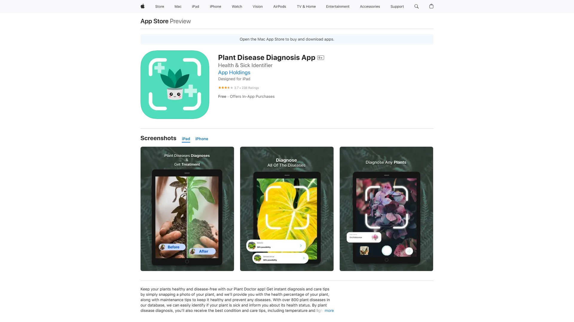 Plant Doctor : Disease Diagnosis