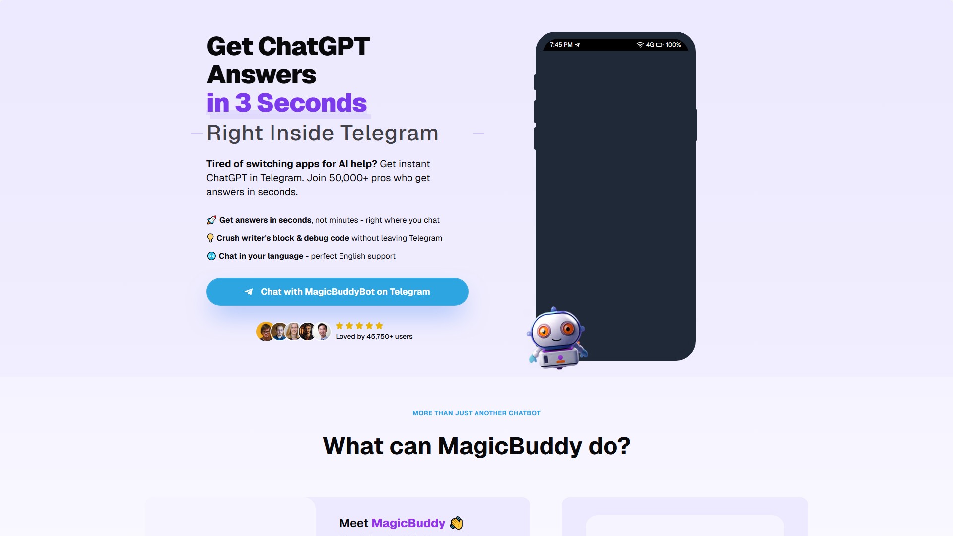 MagicBuddy - ChatGPT in Telegram
