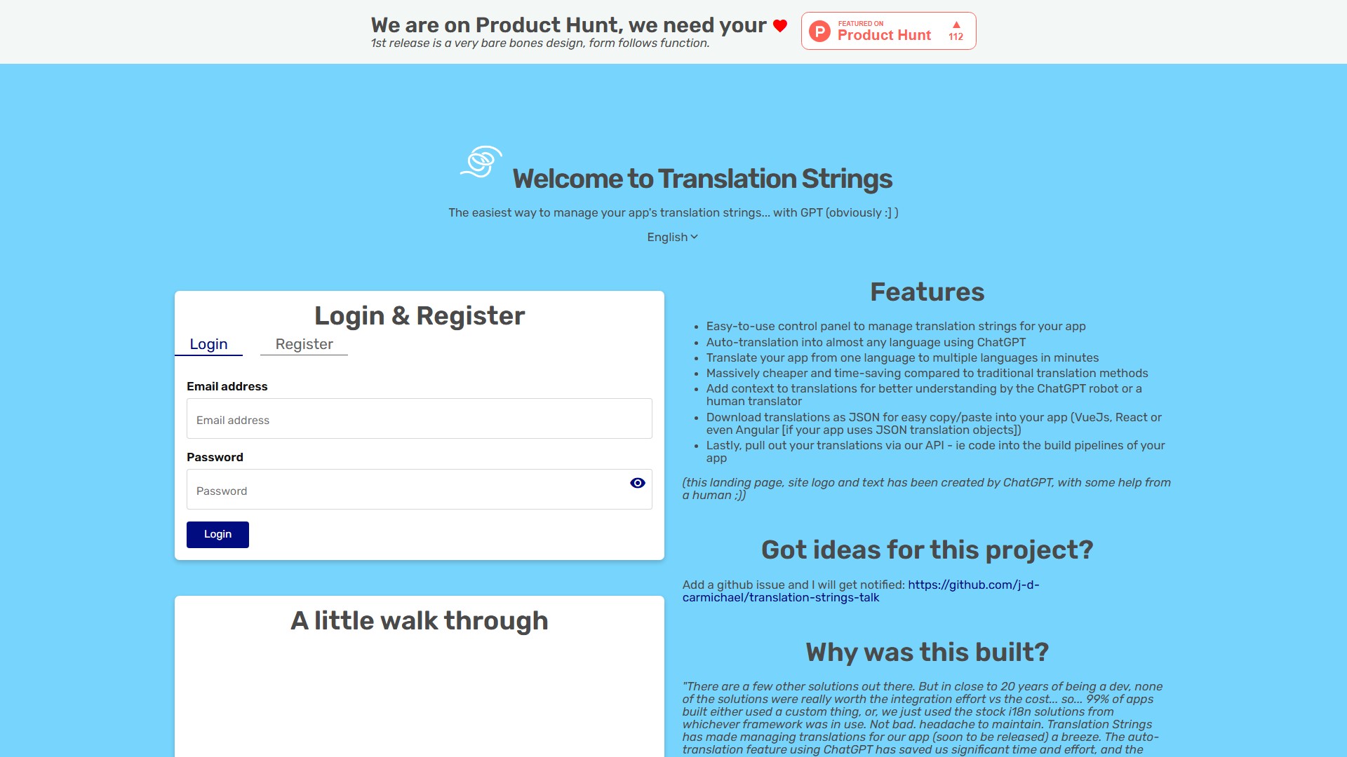 Translation Strings