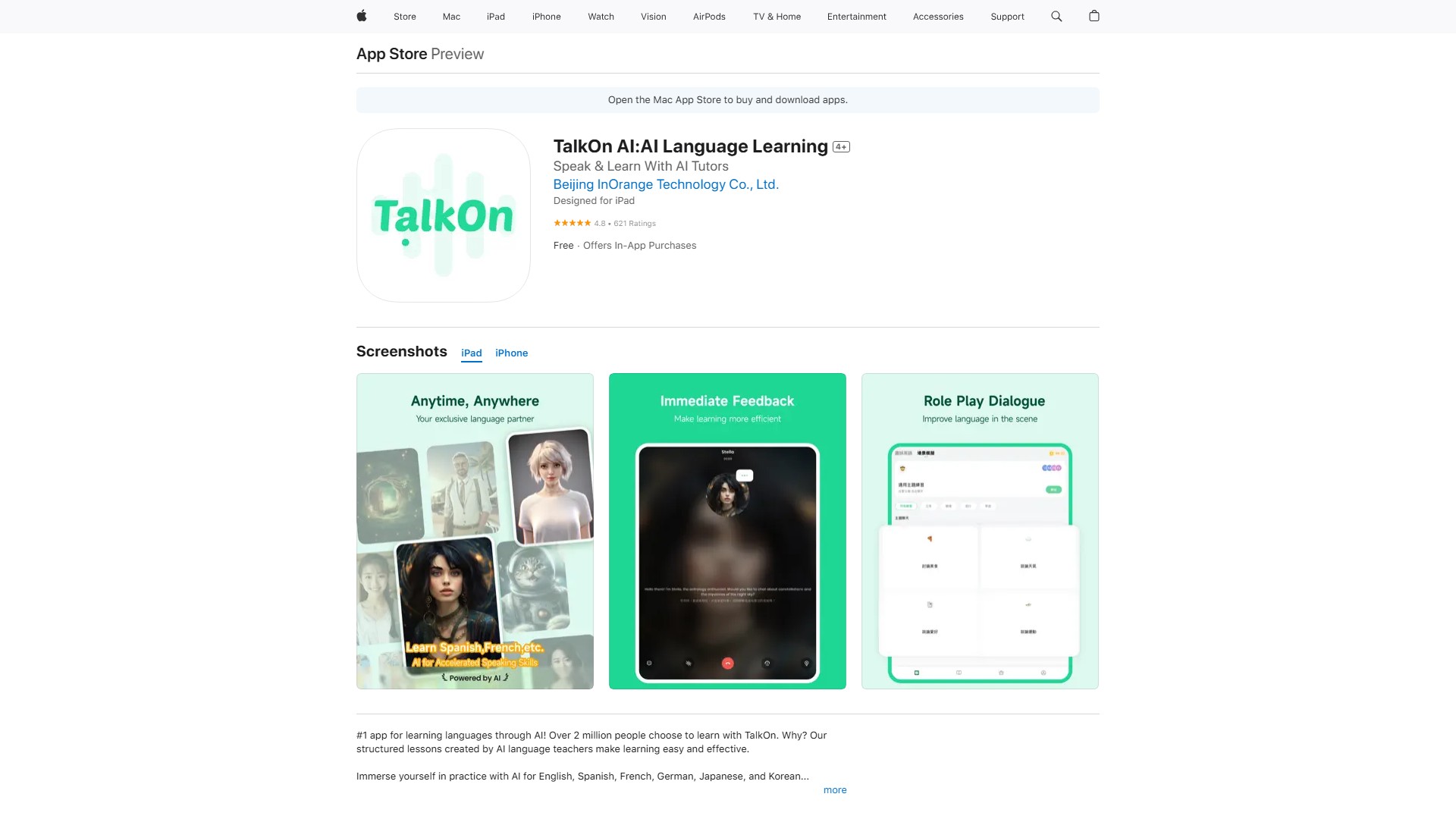 TalkOn - AI Oral English Coach