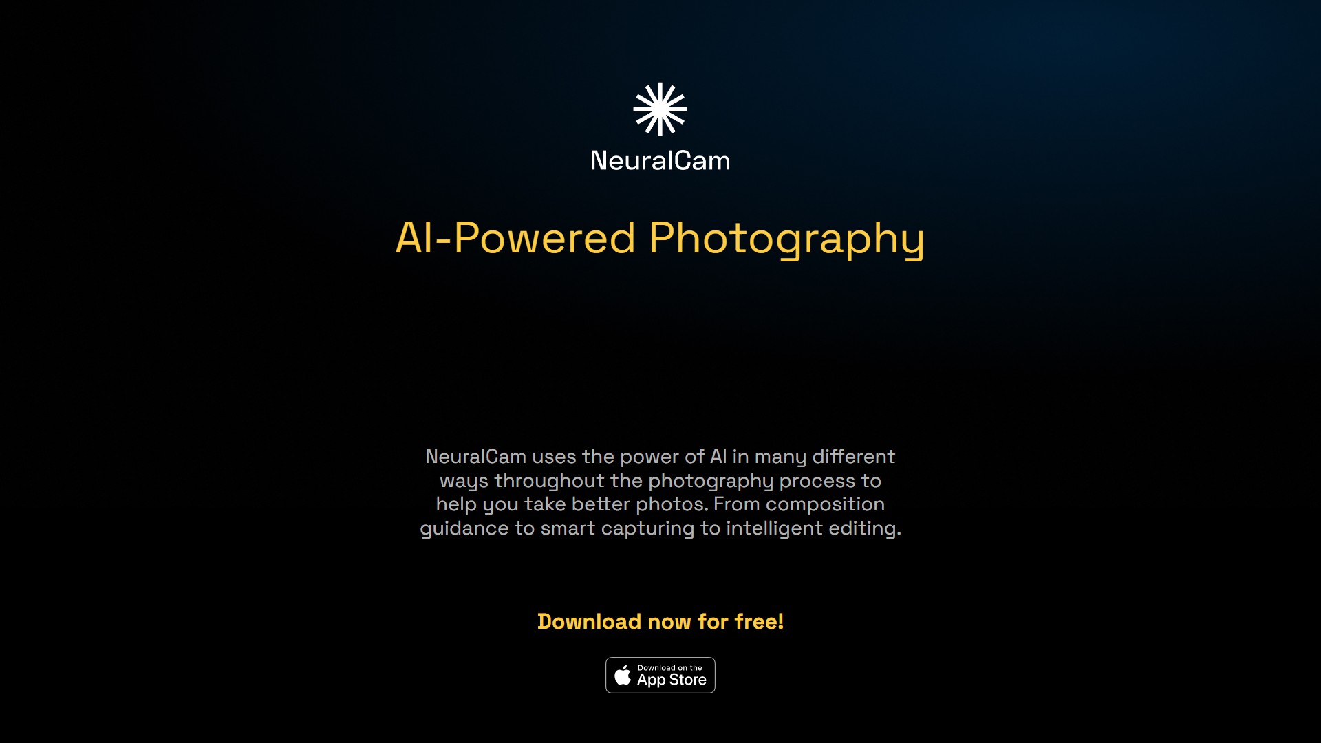 NeuralCam - Auto-editing Camera