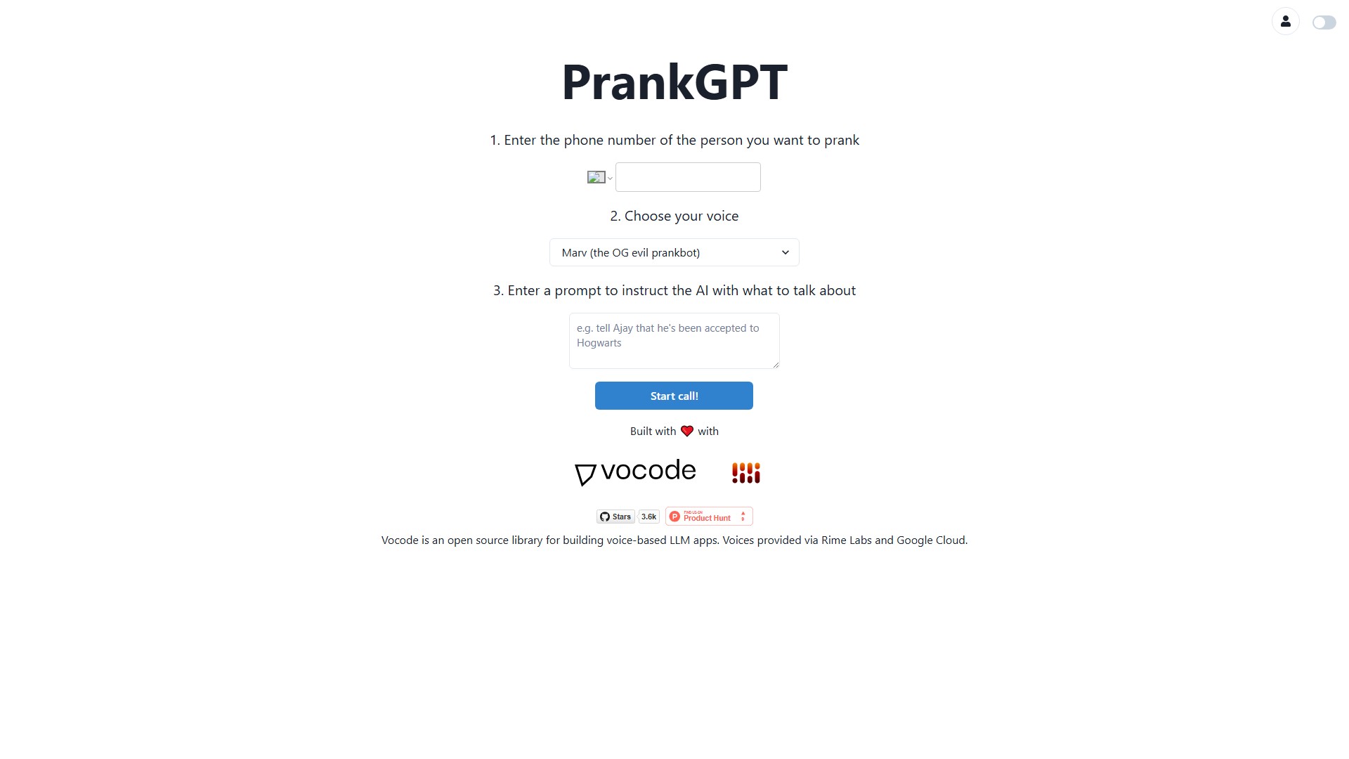 PrankGPT