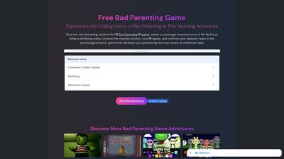 Bad Parenting Game - AI Tool