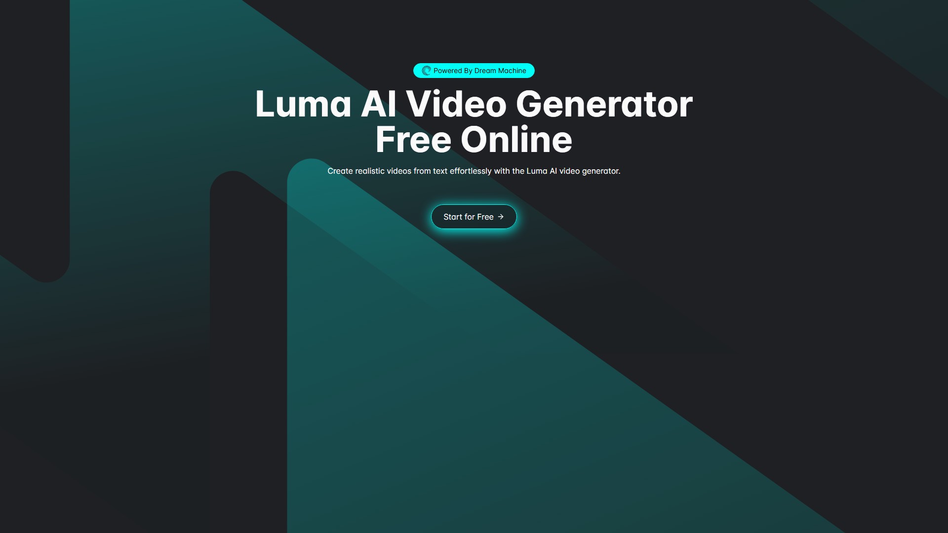 Luma AI Video Generator Free Online Powered By Dream Machine