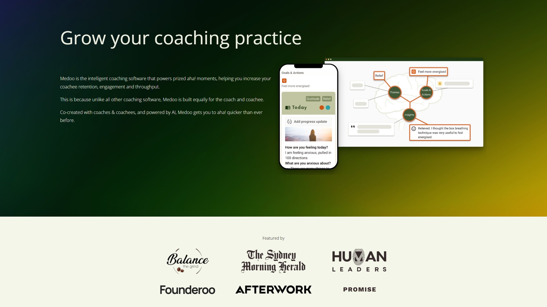 Medoo - Smart Coaching Software