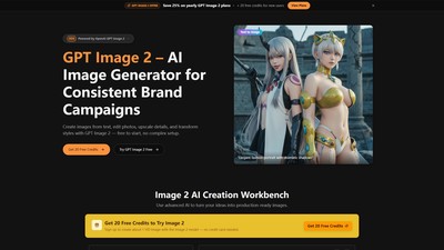 GPT Image 2 – Free AI Image Generator and Editor Online - Thumbnail