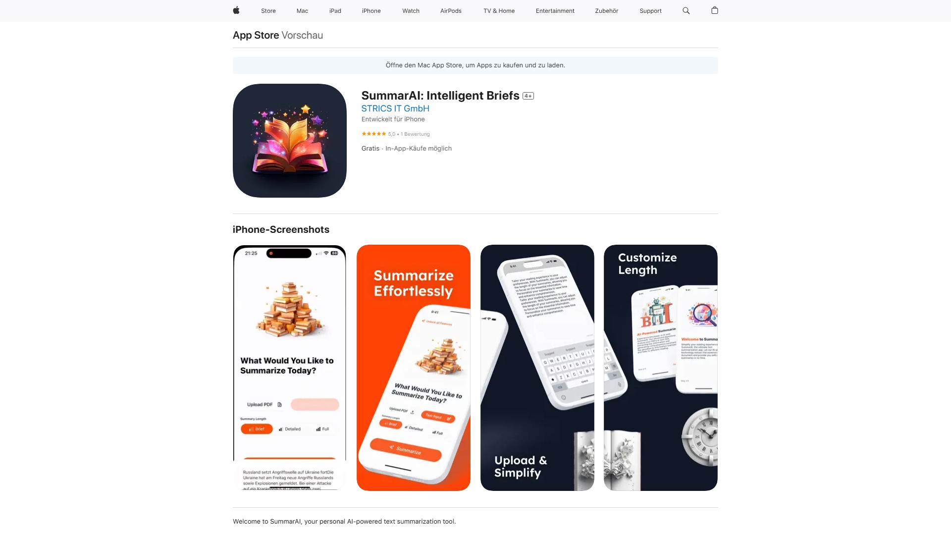 SummarAI: Intelligent Briefs