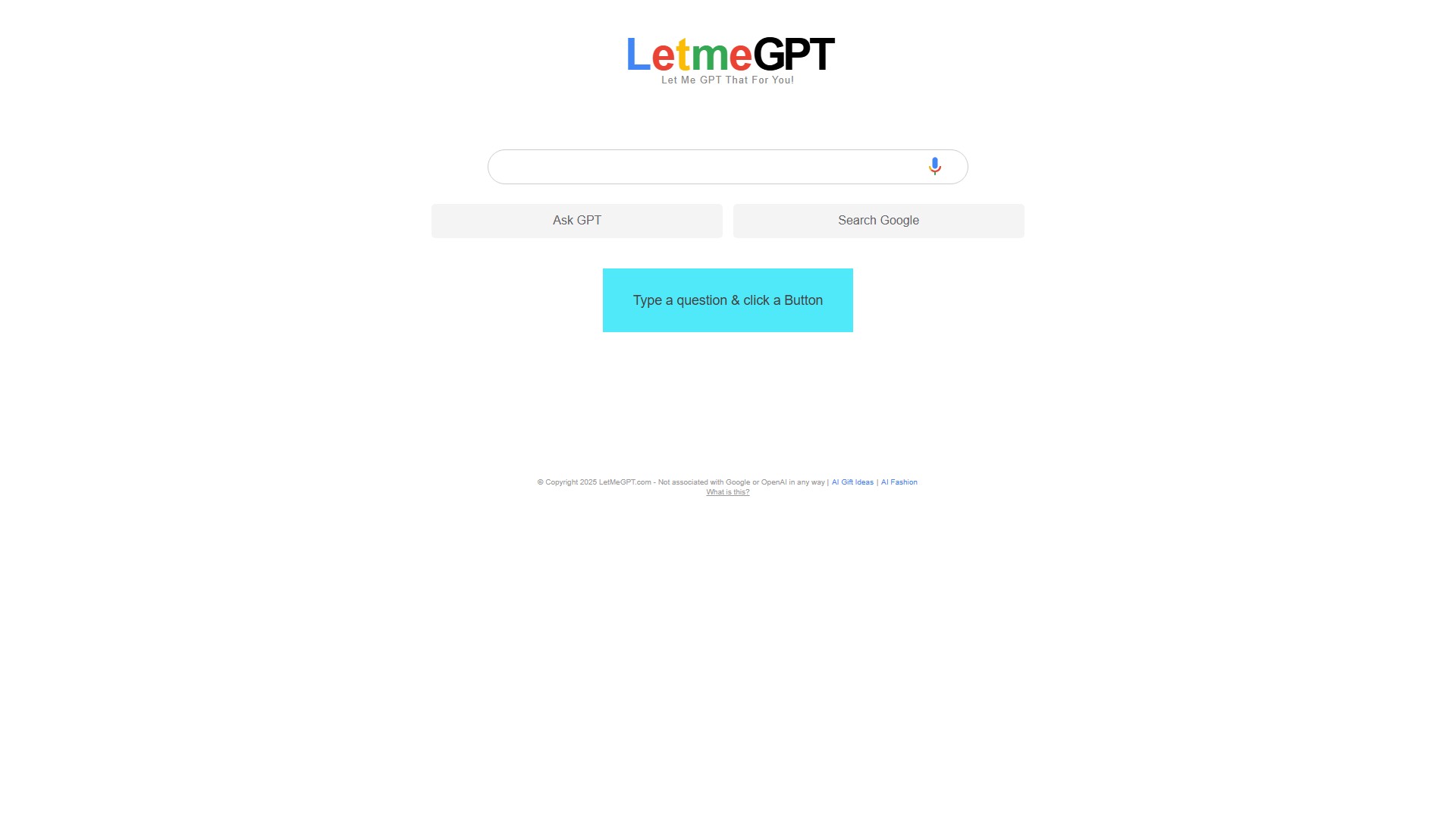 LMGTFY + GPT = LetMeGPT