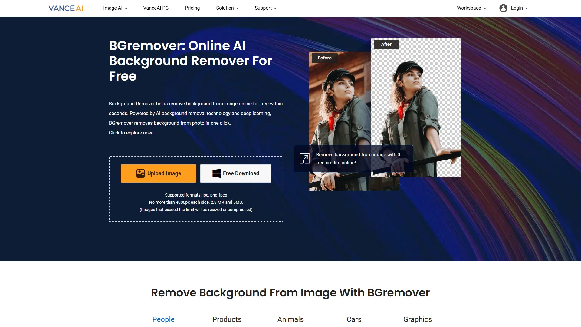 Vance AI Background Remover