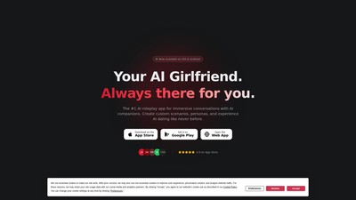 Ruby Chat - AI Girlfriend & Roleplay App - AI Tool