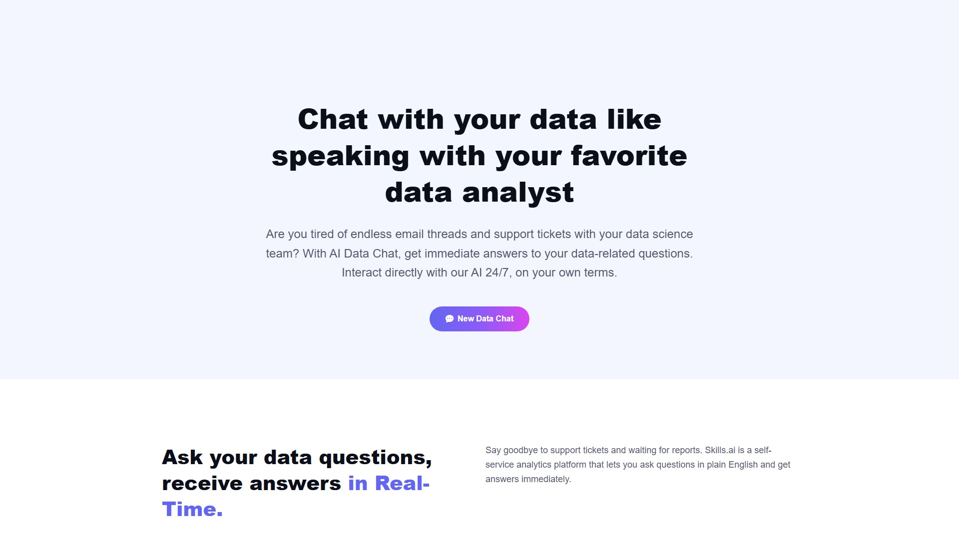AI Data Chat by skills.ai