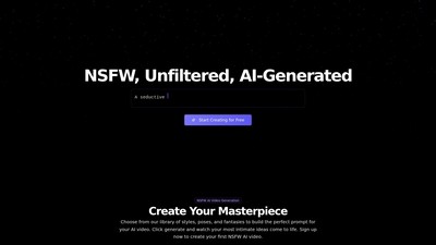 NSFWVideoGenerator.ai - AI Tool