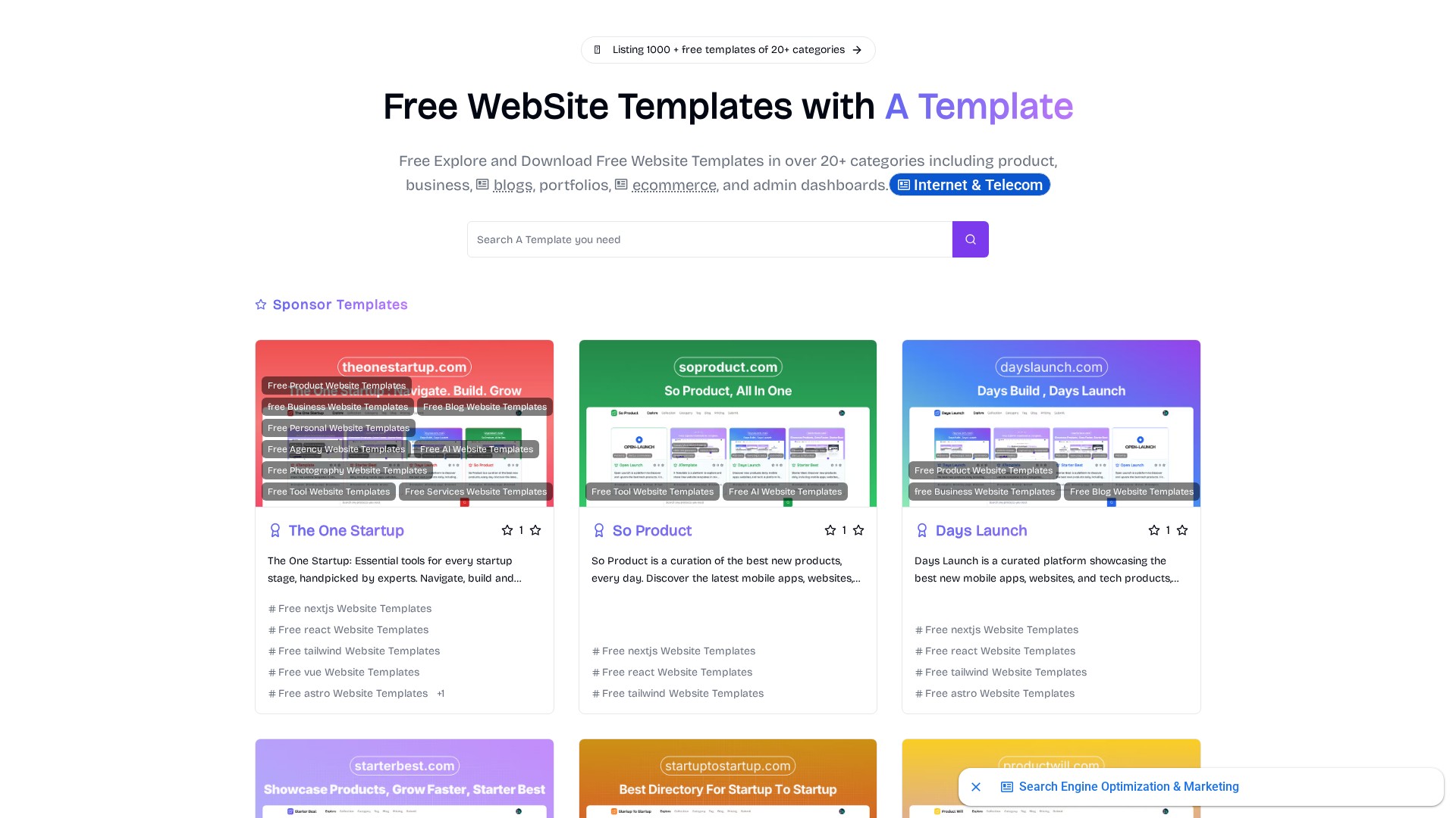 A Template - AI Tool Screenshot