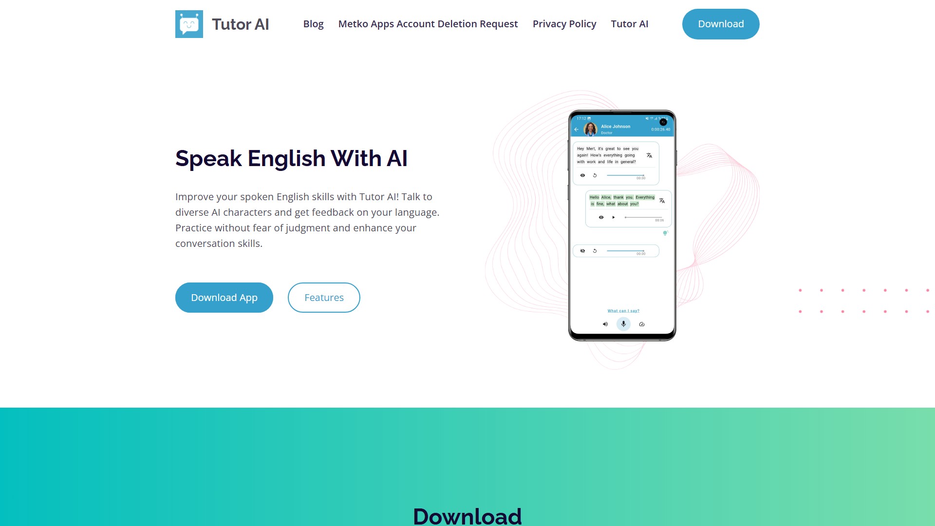 Tutor AI - Speak English With AI