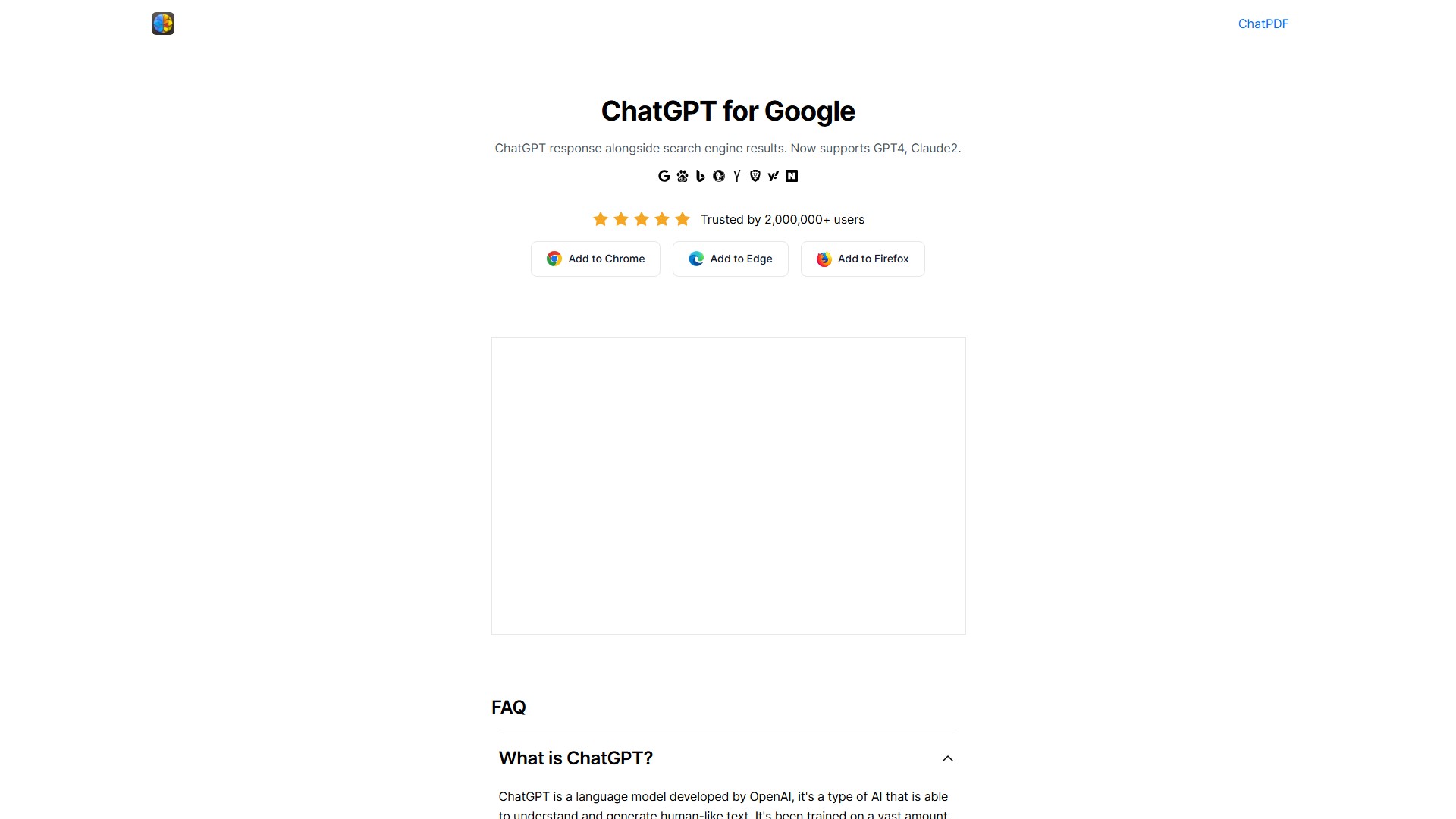 ChatGPT for Google