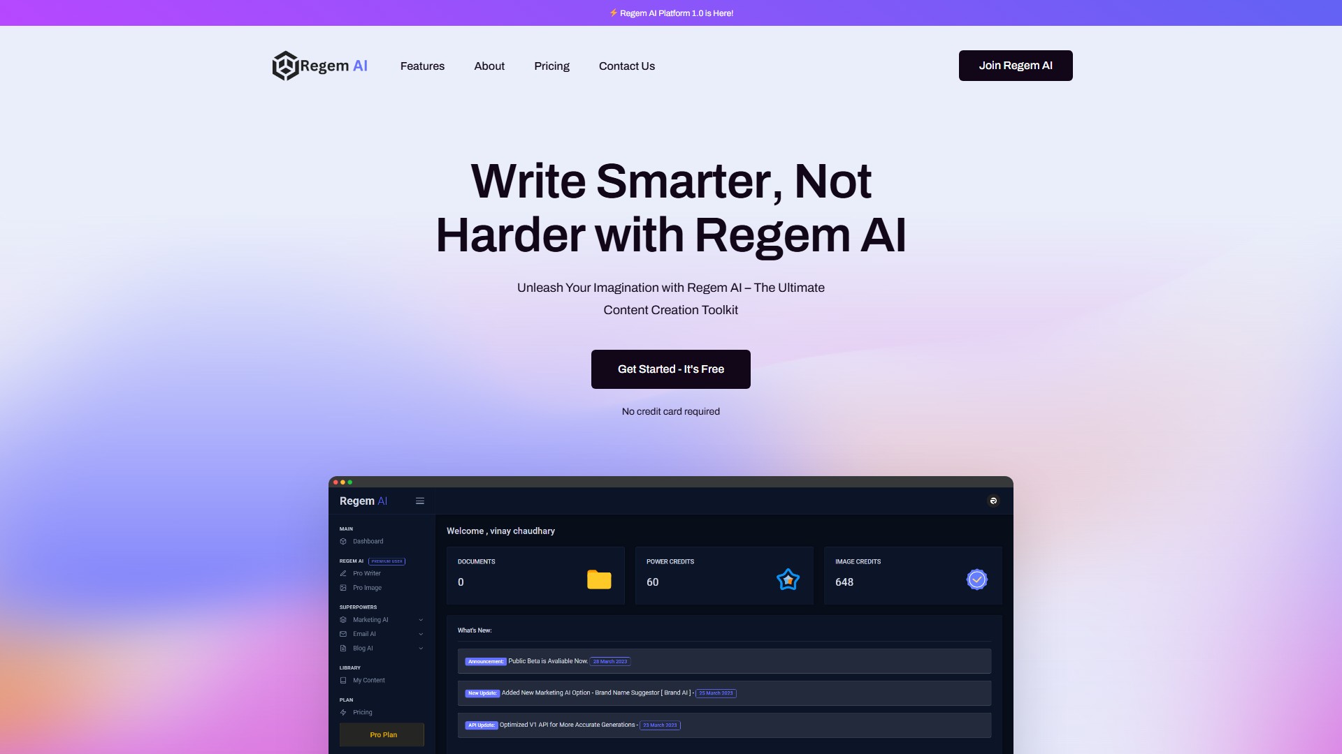 Regem AI Platform