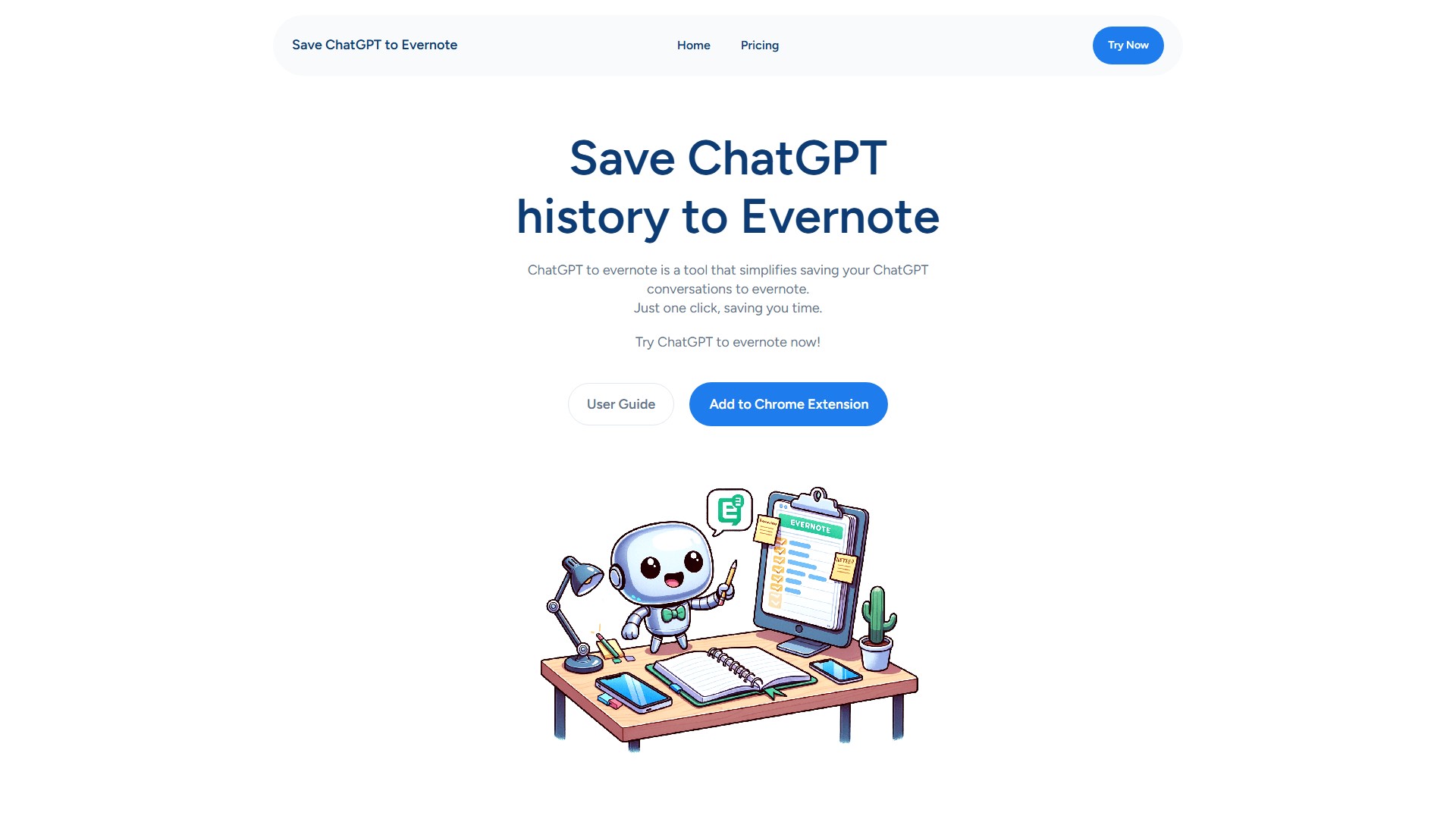 Save ChatGPT history to Evernote