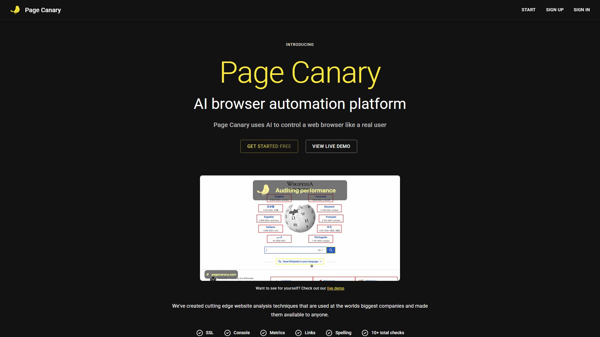 Page Canary