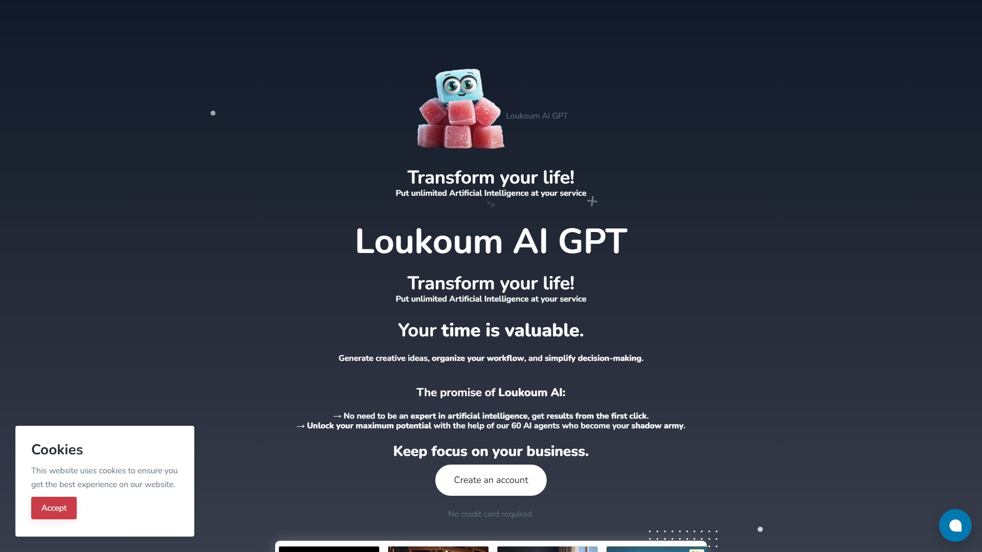 Loukoum.ai : Sweet GPT Assistant