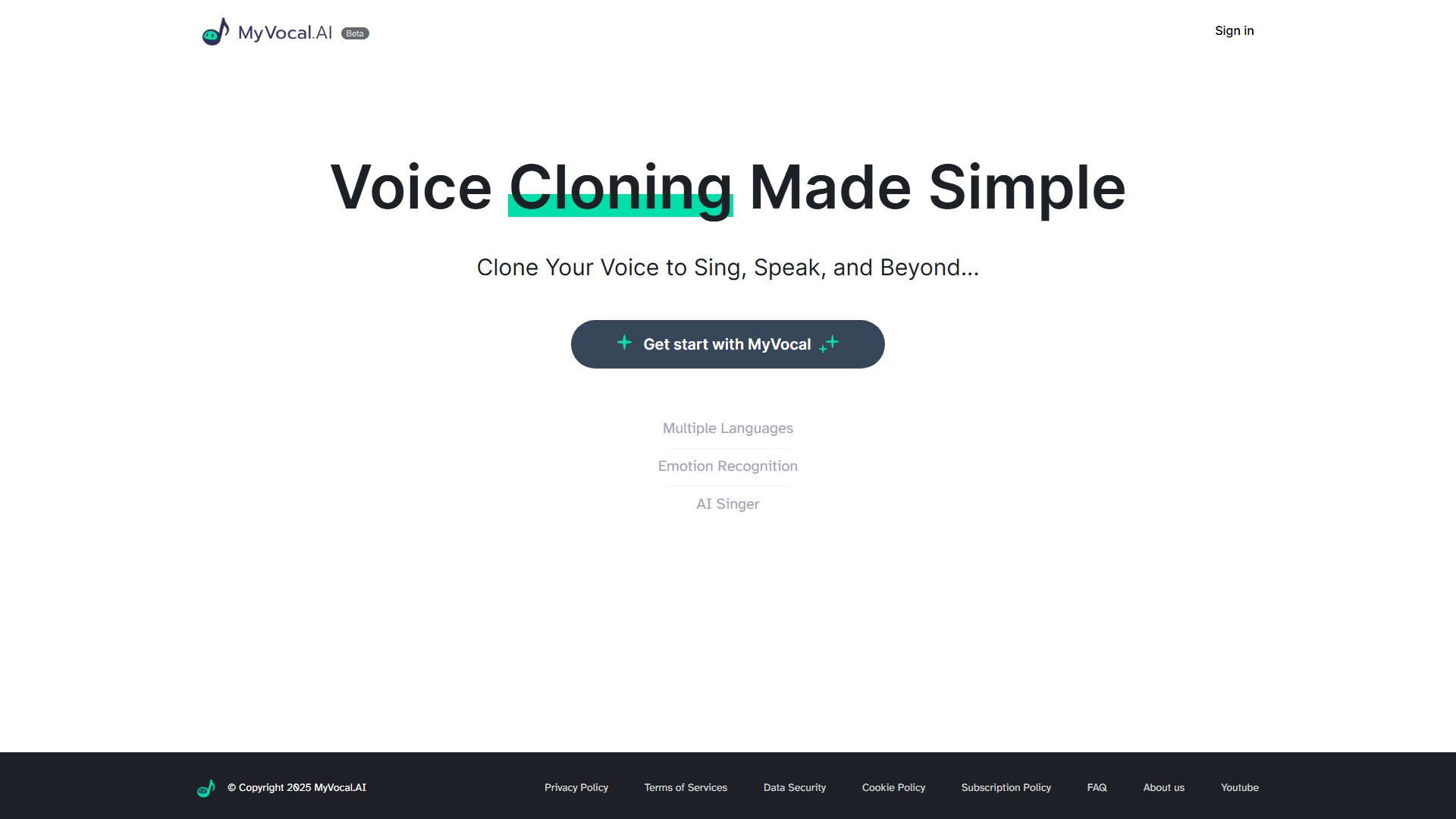 MyVocal Voice Synthesizer