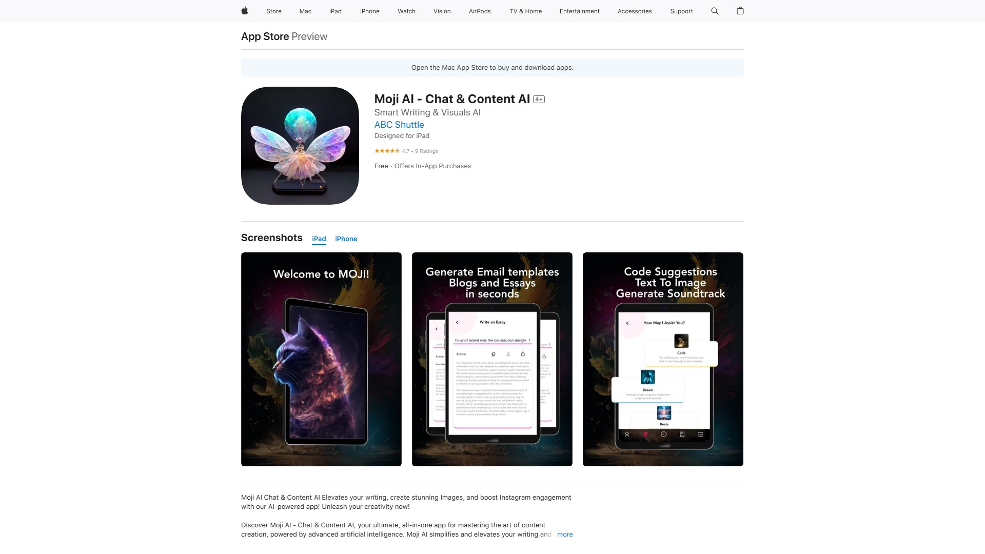 Moji Writing Assistant