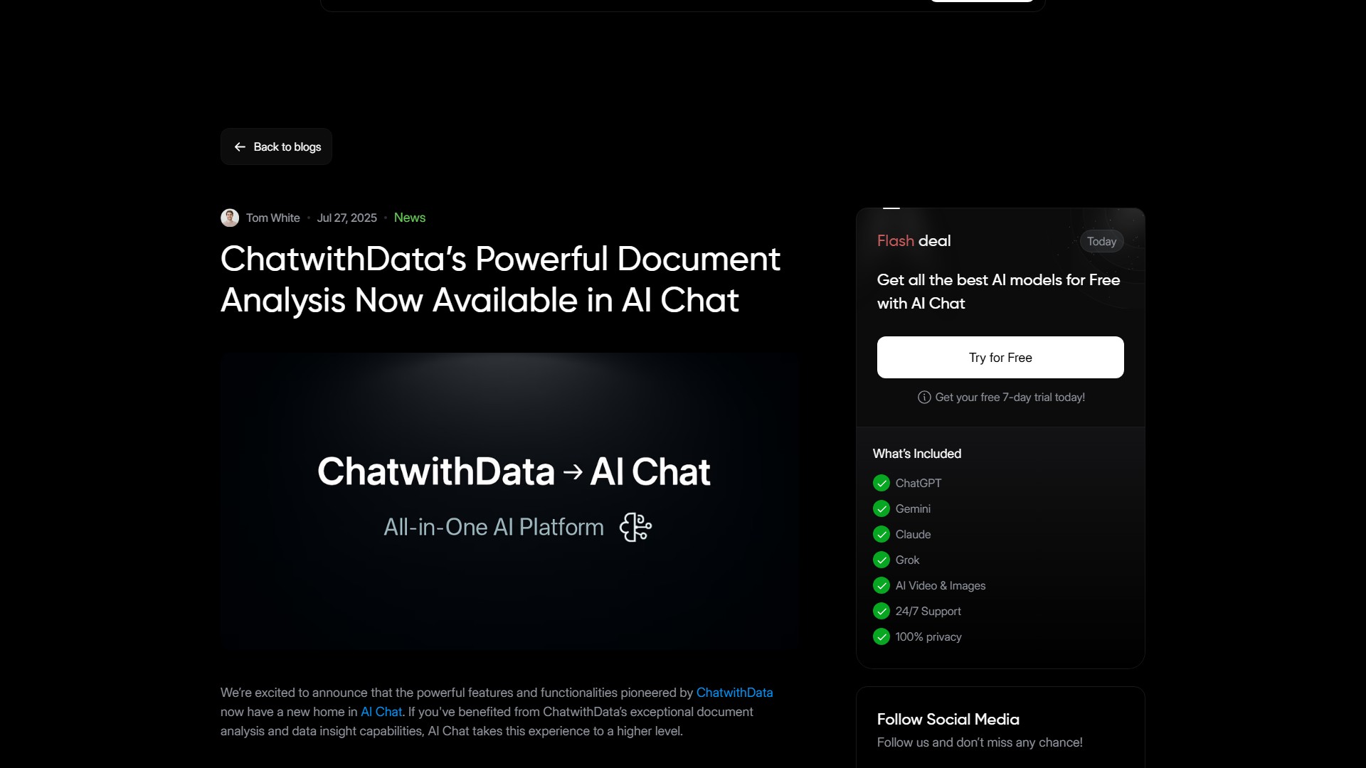 Chat With Data