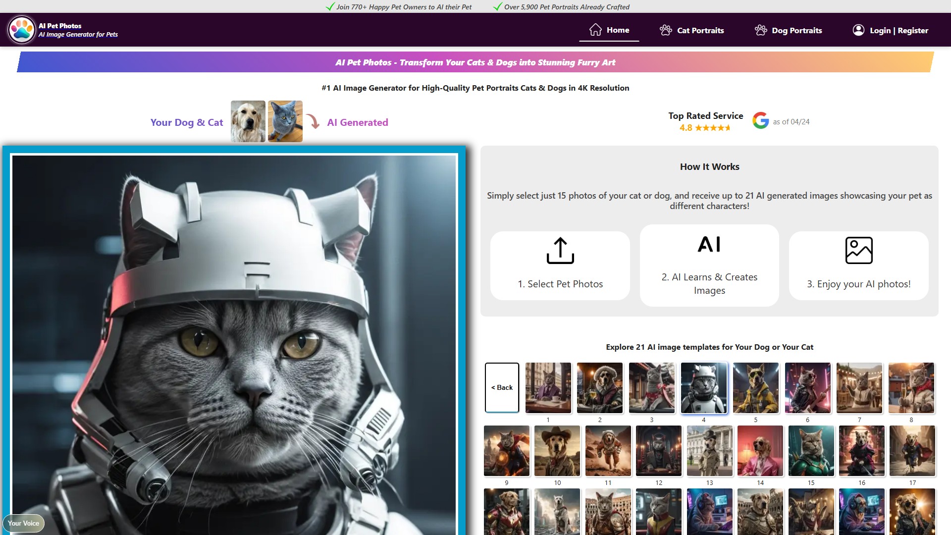 AI Pet Photos