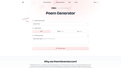 poetry.tips AI Tool