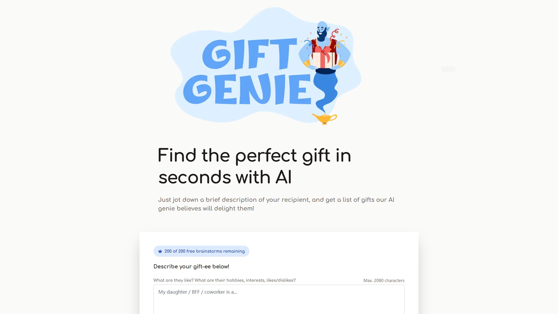 Gift Genie AI