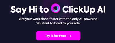 ClickUp AI Writing Assistant AI Tool