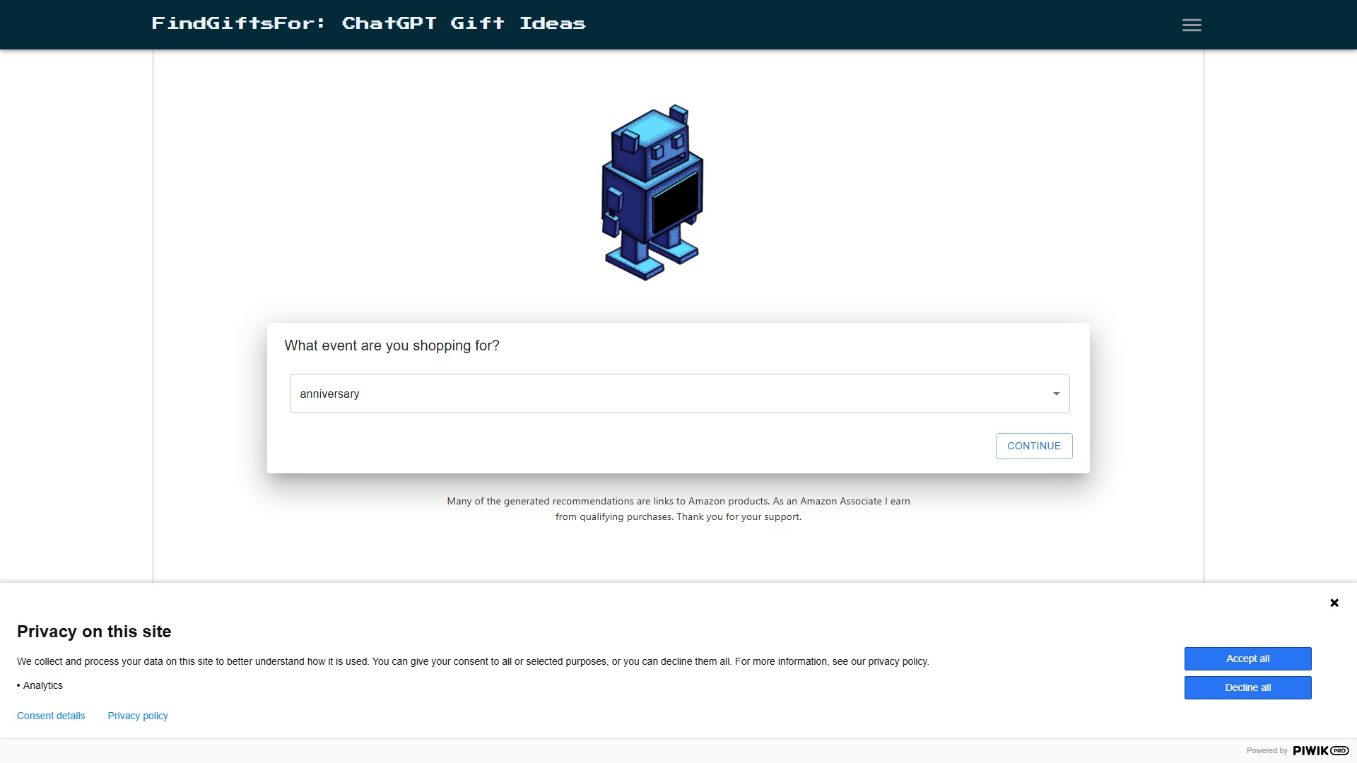 FindGiftsFor ChatGPT gift search