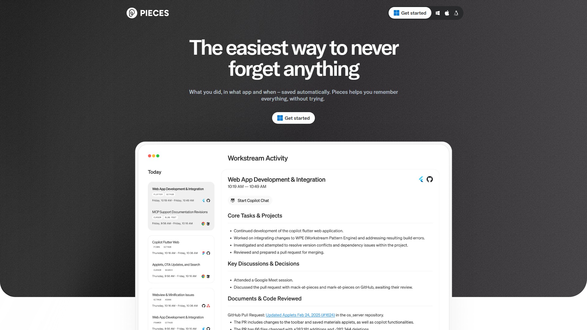 Pieces for Developers