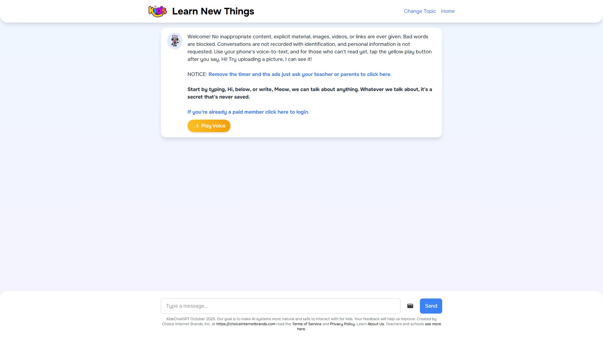 Kids ChatGPT