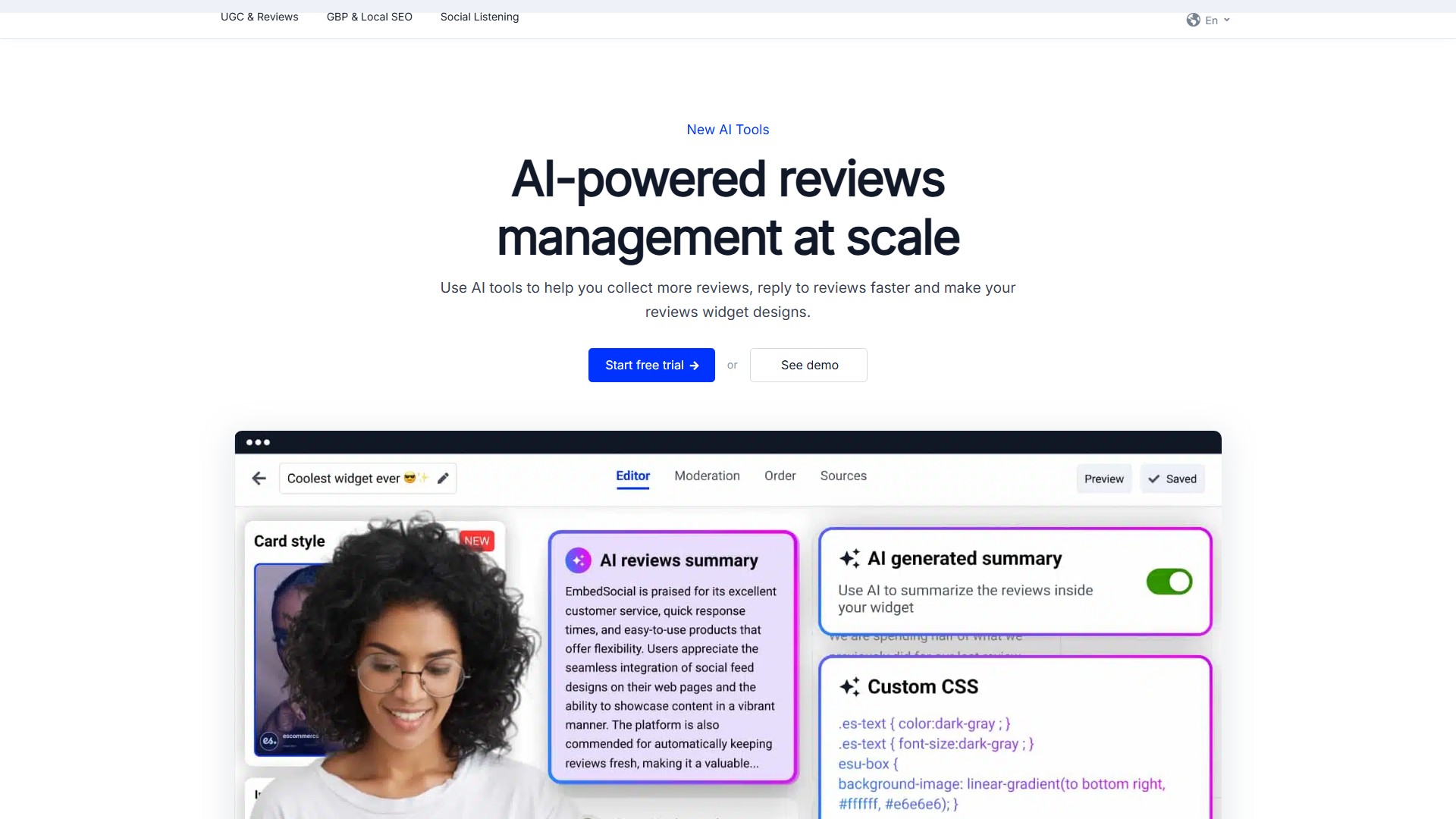 AI Reviews Management by EmbedSocial
