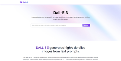 Mini Dalle 3 Online AI Tool