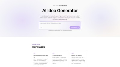 MyMap.AI Idea Generator - AI Tool