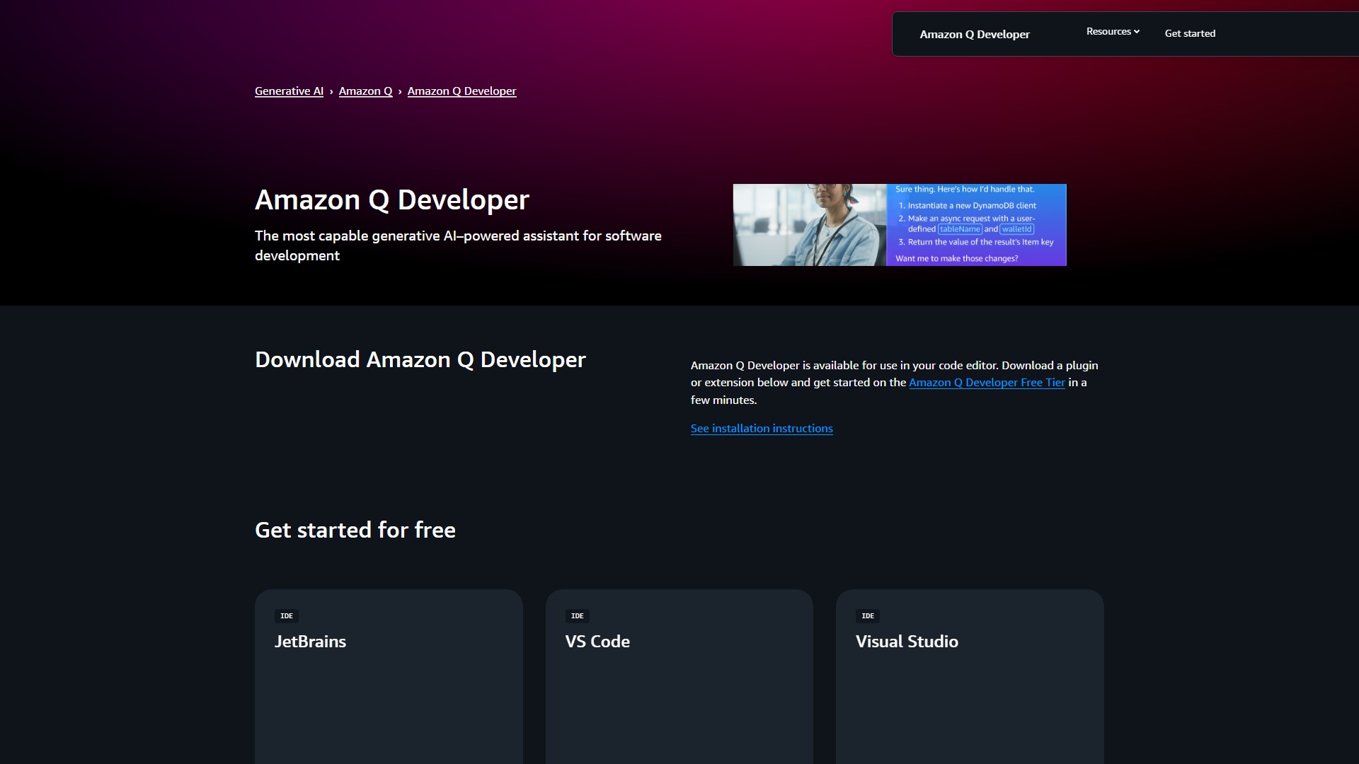 Amazon CodeWhisperer