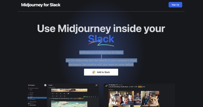 Midjourney for Slack - Thumbnail