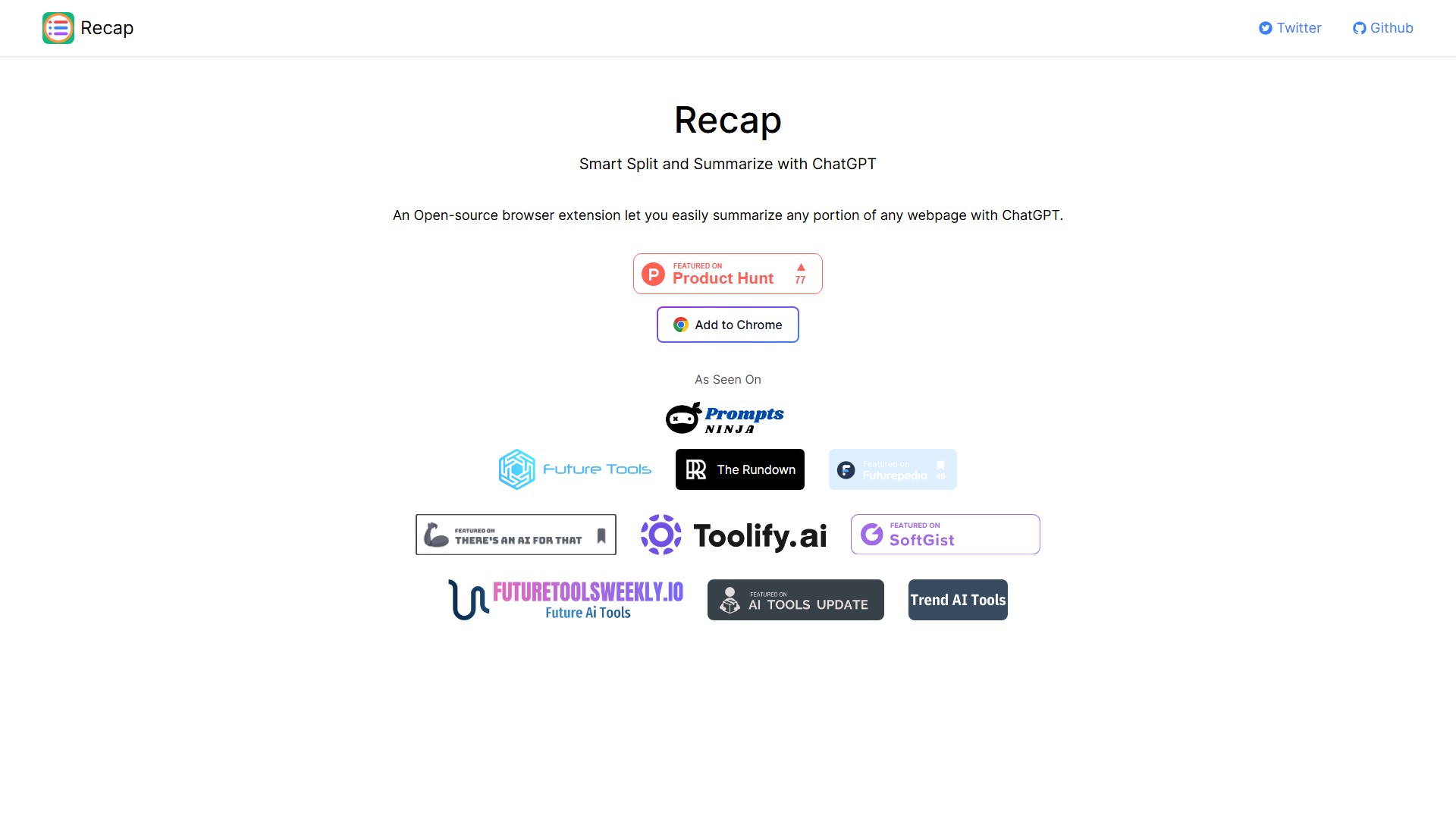 Recap