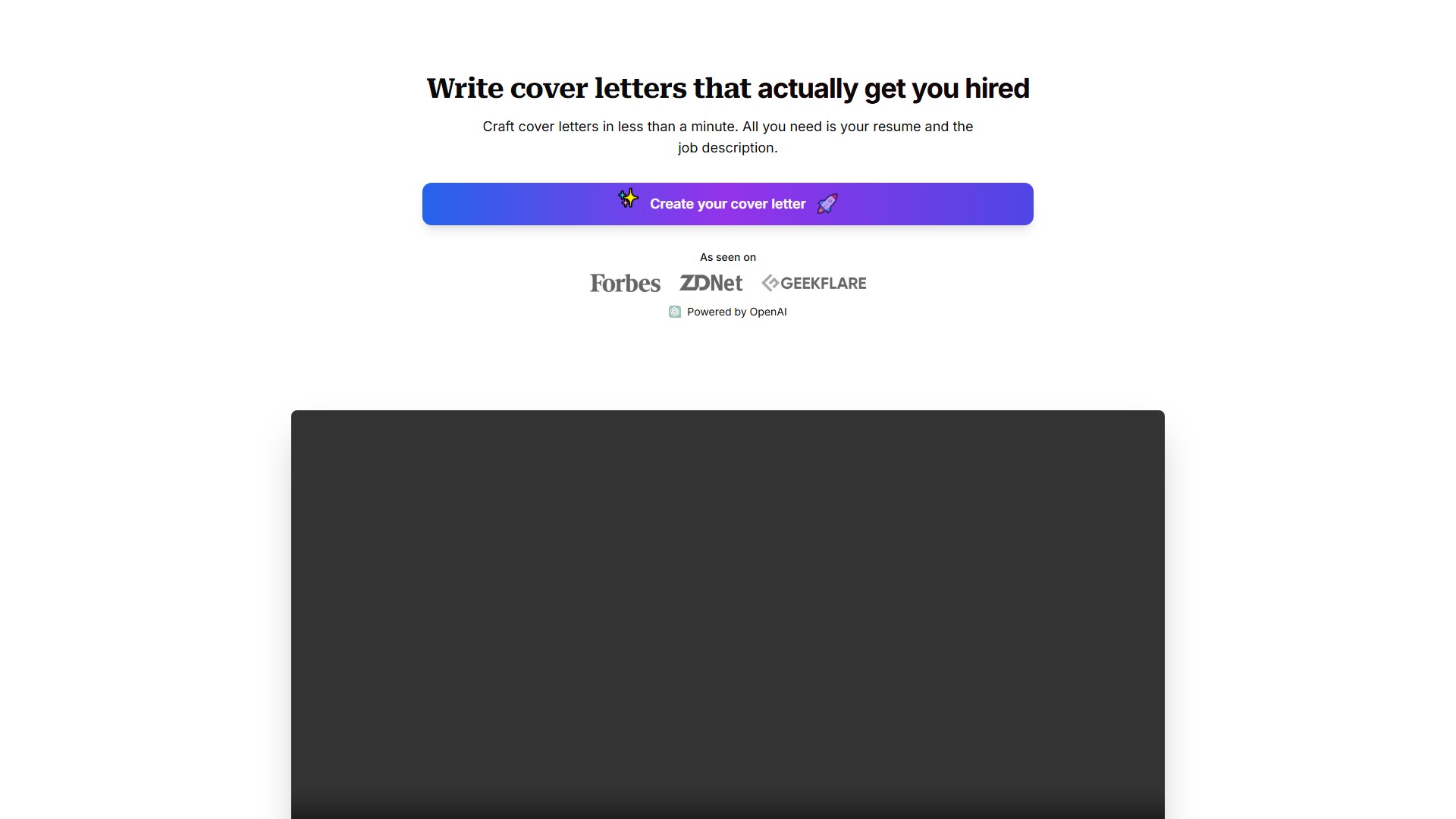 Cover Letter Copilot