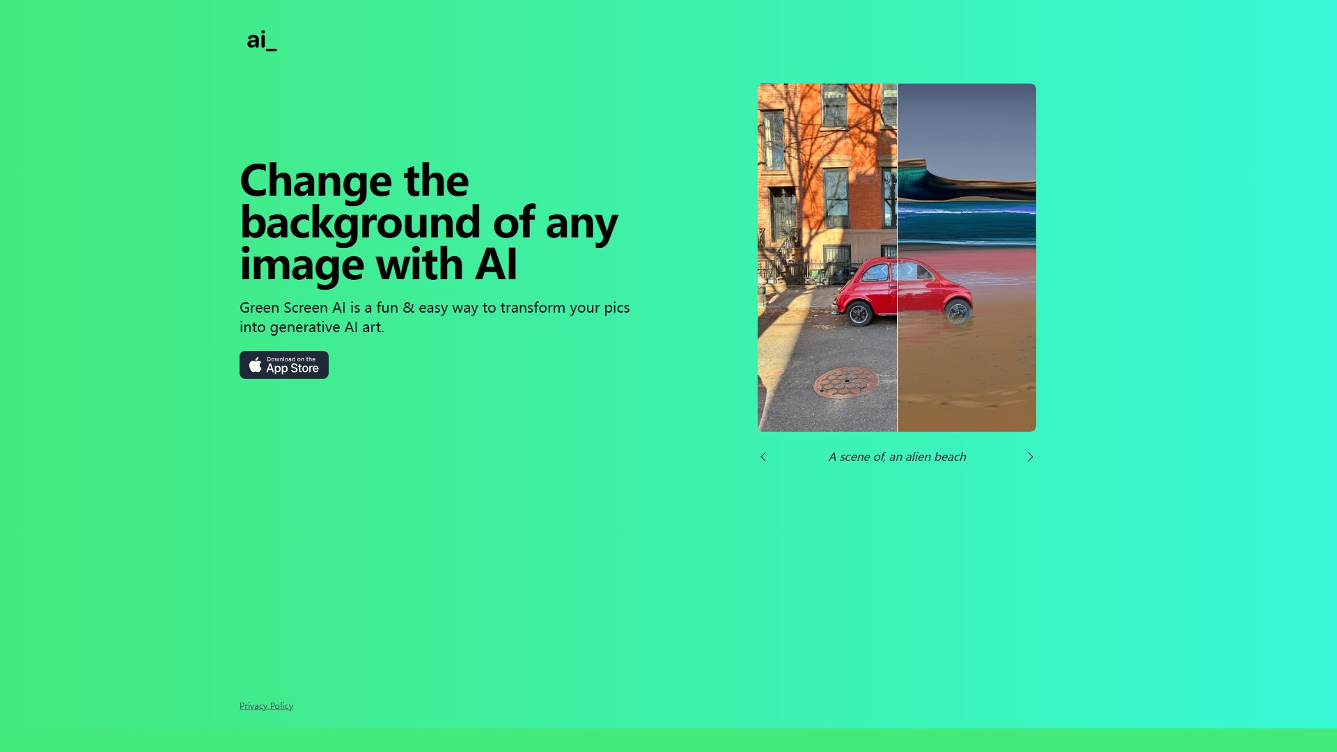 Green Screen AI