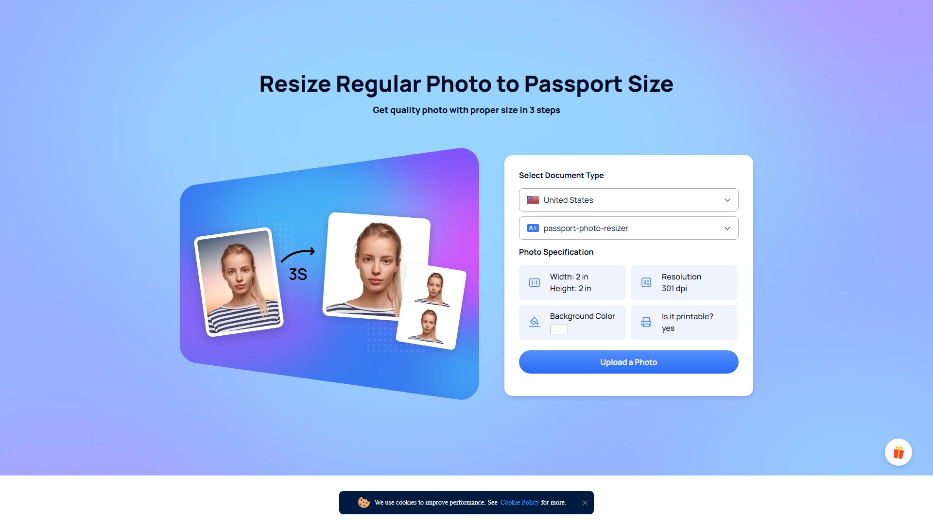 Passport Photo Resizer