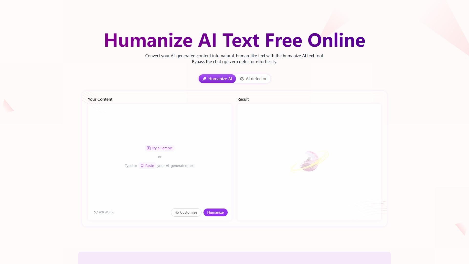 Humanize AI Text Free Online