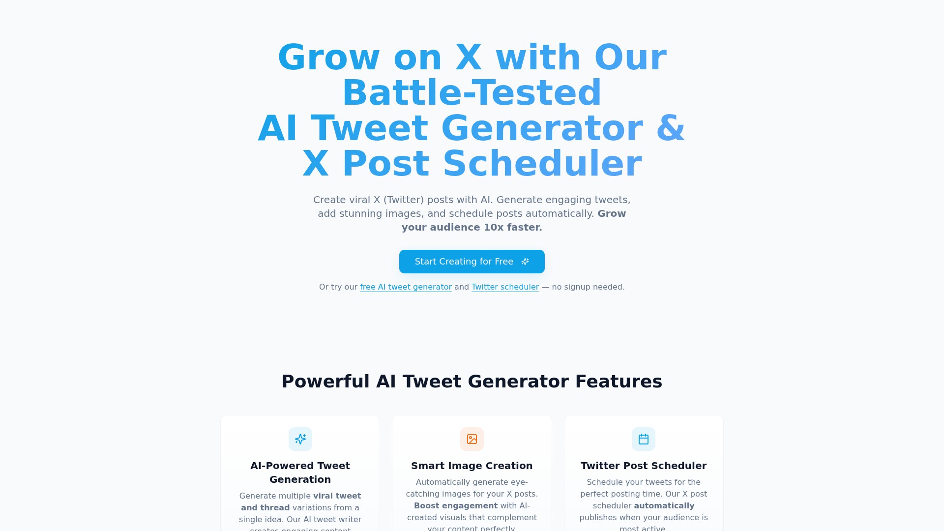 PostWizard AI - AI Tool Screenshot