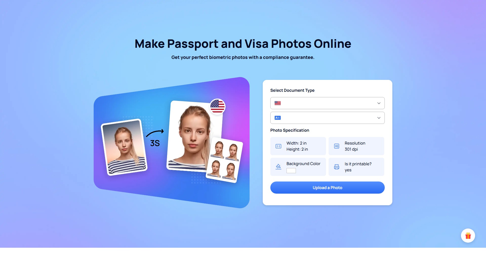Passport Photo Template