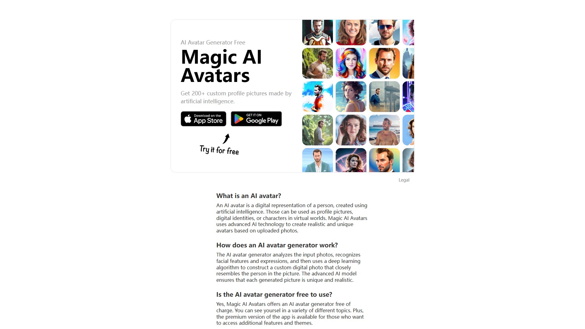 Magic AI Avatars