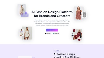 Fashion Diffusion AI - AI Tool
