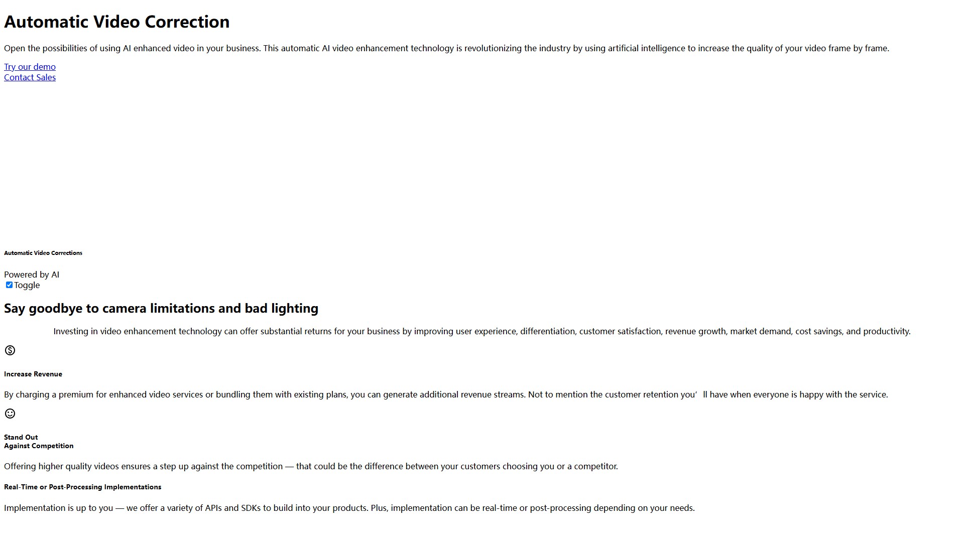 Perfectly Clear Video