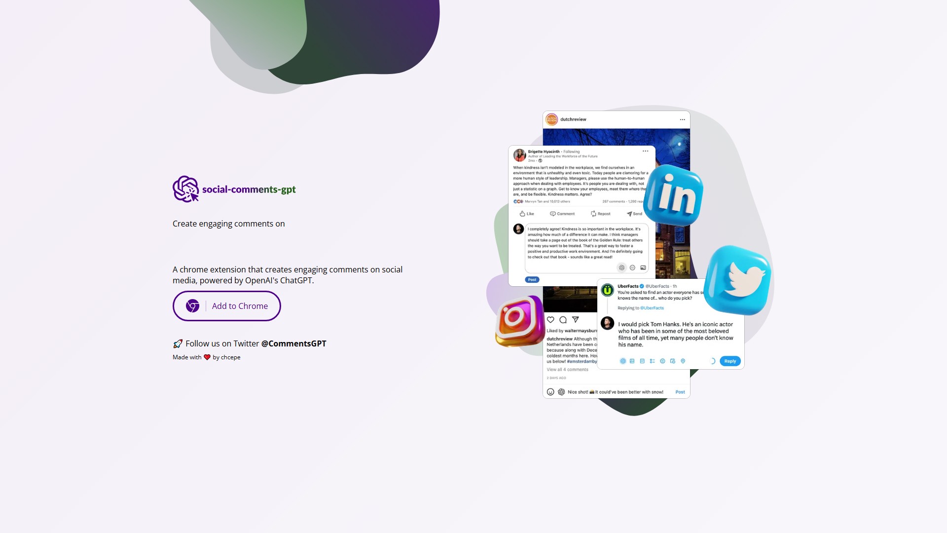 Social Comments GPT for Twitter
