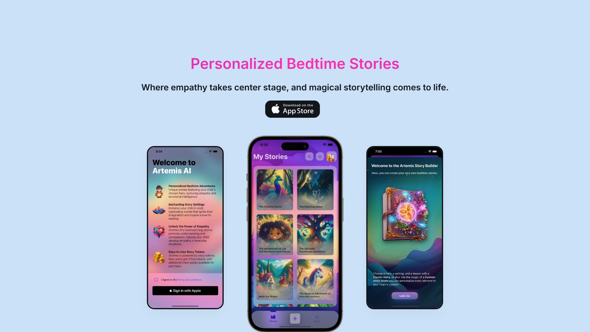 Artemis AI: Bedtime stories with heart